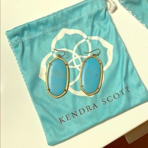 Kendra Scott Turquoise Danielle Earrings